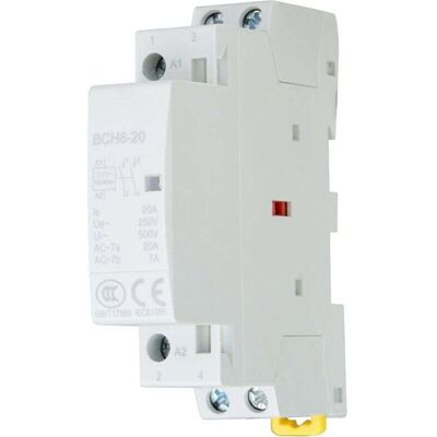 LIIYIELA 2P domestic AC contactor, 20 A, 50/60 Hz, 24 V AC, DIN mounting (24 V AC) LIIYIELA 2P domestic AC contactor, 20 A, 50/60 Hz, 24 V AC, DIN mounting (24 V AC)