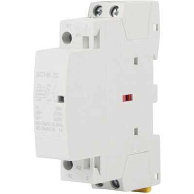 TEHTUY 2P Domestic AC Contactor DIN Rail 220V/230V 50/60Hz, Domestic AC Contactor, 1NO 1NC, 20A(AC-7a), 7A(AC-7b) With 35mm DIN mounting rail (220V/230V) TEHTUY 2P Domestic AC Contactor DIN Rail 220V/230V 50/60Hz, Domestic AC Contactor, 1NO 1NC, 20A(AC-7a), 7A(AC-7b) With 35mm DIN mounting rail (220V/230V)