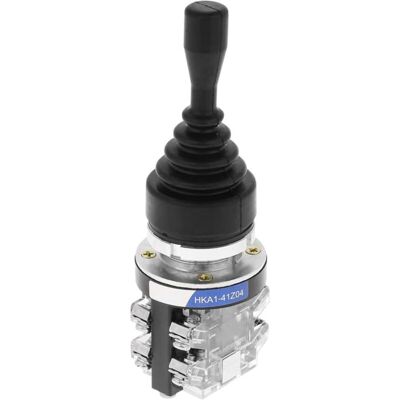 Memkey - Momentary Joystick Switch, 4 Positions, 4 No Spring Return, Momentary Joystick Switch for HKAI-41Z04, 220V/380V, 5A/10A Memkey - Momentary Joystick Switch, 4 Positions, 4 No Spring Return, Momentary Joystick Switch for HKAI-41Z04, 220V/380V, 5A/10A