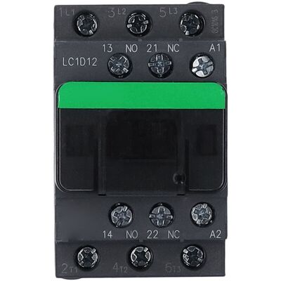 SNQ AC 380V 12A contactor, 1 normally open copper core coil, high voltage LC1D12 AC110V SNQ AC 380V 12A contactor, 1 normally open copper core coil, high voltage LC1D12 AC110V