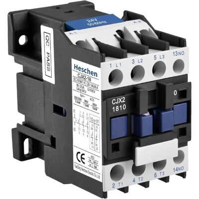 YS-YALOTRS AC contactor CJX2-1810 24V 50/60Hz 3P 3-pole normally open coil Ie 18A Ue 380V YS-YALOTRS AC contactor CJX2-1810 24V 50/60Hz 3P 3-pole normally open coil Ie 18A Ue 380V