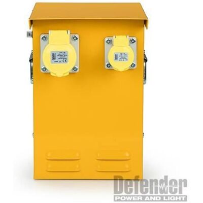 Defender - 3kVA Metal Heater Transformer 110V 16A / 32A E205062 Defender - 3kVA Metal Heater Transformer 110V 16A / 32A E205062