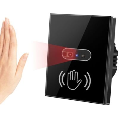 BEIJIYI EU 230V Motion Sensor Switch IR Light Switch Touchless Motion Sensor Light Switch Infrared Light Switch (EU Black) BEIJIYI EU 230V Motion Sensor Switch IR Light Switch Touchless Motion Sensor Light Switch Infrared Light Switch (EU Black)