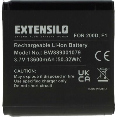 EXTENSILO 13600mAh Battery for Pure Sensia 200D - Digital Radio EXTENSILO 13600mAh Battery for Pure Sensia 200D - Digital Radio