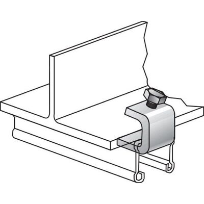 Hilti 304194 (x10) Hot galvanized vise clip MQT-C22-F - grey Hilti 304194 (x10) Hot galvanized vise clip MQT-C22-F - grey