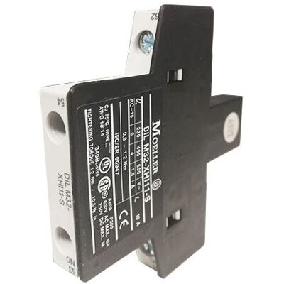 Eaton DILM32-XHI11-S Auxiliary Contact Module - 2 Pol, Green, Side Mount Eaton DILM32-XHI11-S Auxiliary Contact Module - 2 Pol, Green, Side Mount