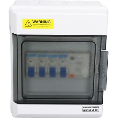 OEM 3-module 230v Electrical Panel With 30ma Residual Current Circuit Breaker + 3 Circuit Breakers (6a+16a+32a) - For Garage And Workshop (nf Standard) OEM 3-module 230v Electrical Panel With 30ma Residual Current Circuit Breaker + 3 Circuit Breakers (6a+16a+32a) - For Garage And Workshop (nf Standard)