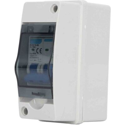 OEM Miniature 2p 16a 1000v Circuit Breaker, Waterproof Dc Disconnect Switch With Ip65 Waterproof Distribution Box For Solar Panel Pv System OEM Miniature 2p 16a 1000v Circuit Breaker, Waterproof Dc Disconnect Switch With Ip65 Waterproof Distribution Box For Solar Panel Pv System