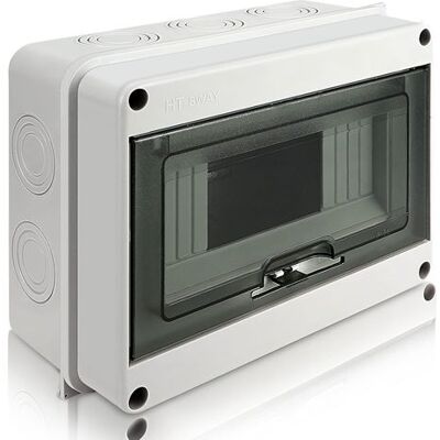 OEM Waterproof Electrical Enclosure, Ip65 8-module Electrical Circuit Breaker Panels, Outdoor Waterproof Electrical Box, Control Cabinet, Junction Box For Outdoor Use OEM Waterproof Electrical Enclosure, Ip65 8-module Electrical Circuit Breaker Panels, Outdoor Waterproof Electrical Box, Control Cabinet, Junction Box For Outdoor Use
