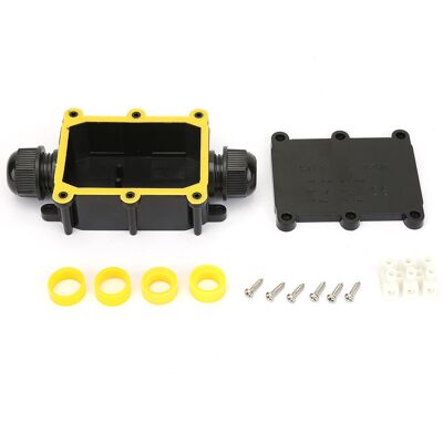 STUNACY Ip68 Waterproof Junction Box Electrical Enclosure Cable Connecting Terminal Block (two Way) STUNACY Ip68 Waterproof Junction Box Electrical Enclosure Cable Connecting Terminal Block (two Way)