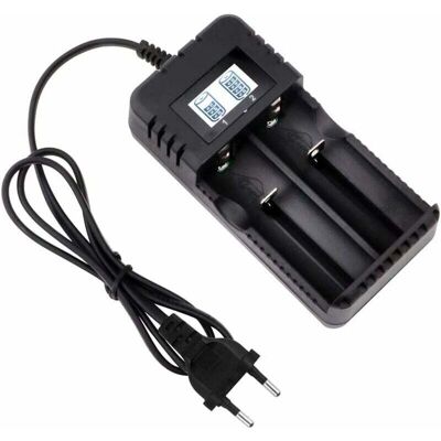 OEM 18650 Battery Charger, Universal Battery Charger, Smart Fast Charging, 2-slot Head With Lcd Screen, Compatible With A Variety Of 4.2v 26650/18650 Li-ion Batteries OEM 18650 Battery Charger, Universal Battery Charger, Smart Fast Charging, 2-slot Head With Lcd Screen, Compatible With A Variety Of 4.2v 26650/18650 Li-ion Batteries