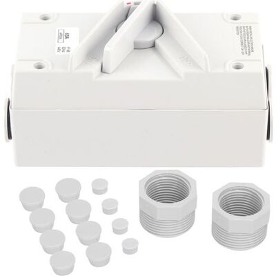 OEM Waterproof 3-phase 4-pole 63a Disconnect Switch - Dust Protection For Industrial Use (ip65, Manual Circuit Breaker) OEM Waterproof 3-phase 4-pole 63a Disconnect Switch - Dust Protection For Industrial Use (ip65, Manual Circuit Breaker)