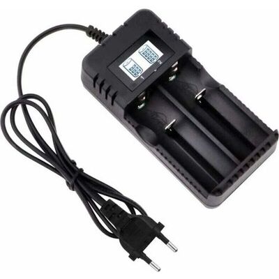 OEM 18650 Battery Charger, Universal Battery Charger, Smart Fast Charging, 2-slot Head With Lcd Screen, Compatible With A Variety Of 4.2v 26650/18650 Li-ion Batteries OEM 18650 Battery Charger, Universal Battery Charger, Smart Fast Charging, 2-slot Head With Lcd Screen, Compatible With A Variety Of 4.2v 26650/18650 Li-ion Batteries
