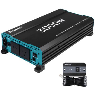 Renogy - 3000W/6000W 12V to 230V Pure Sine Wave Inverter with Grid Priority & 2 eu Sockets ¨c For Household Appliances Renogy - 3000W/6000W 12V to 230V Pure Sine Wave Inverter with Grid Priority & 2 eu Sockets ¨c For Household Appliances