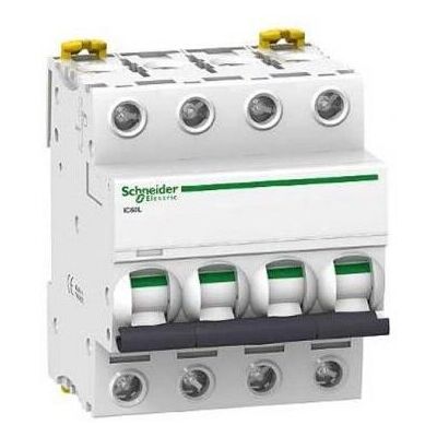 Schneider Electric A9F93420 Circuit Breaker - 4P 20A B Curve Schneider Electric A9F93420 Circuit Breaker - 4P 20A B Curve