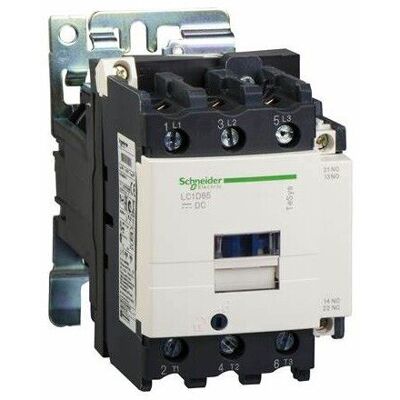 Schneider Electric - Schneider LC1D80ED Contactor 3-pole, 1 n/c + 1 n/o, 80 a, 48 Vdc, 45 kW Schneider Electric - Schneider LC1D80ED Contactor 3-pole, 1 n/c + 1 n/o, 80 a, 48 Vdc, 45 kW