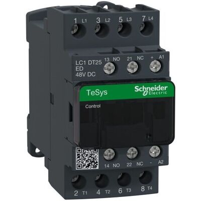 Schneider Electric - Schneider LC1DT25ED contactor tesys lc1d 4p ac1 440v 25 a coil 48 v dc Schneider Electric - Schneider LC1DT25ED contactor tesys lc1d 4p ac1 440v 25 a coil 48 v dc
