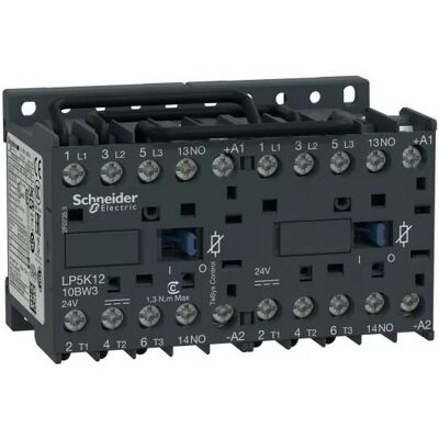 Schneider Electric - Schneider LPJK1210BW3 Changeover contactor tesys lp5k 3p ac3 440v 12 a coil 24 v dc Schneider Electric - Schneider LPJK1210BW3 Changeover contactor tesys lp5k 3p ac3 440v 12 a coil 24 v dc