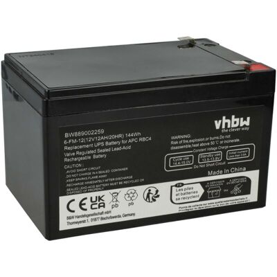 vhbw 1x Batterie Compatible with APC BK650MI, BP500JPNP, - Uninterruptible Power Supply Battery vhbw 1x Batterie Compatible with APC BK650MI, BP500JPNP, - Uninterruptible Power Supply Battery