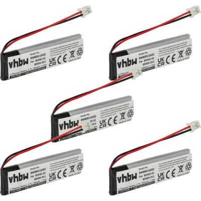 Vhbw - 5x Battery compatible with Plantronics Calisto P620, P620-M, 620M, 620UC/M, 620 Loudspeaker (730 mAh, 3.7 v, Li-polymer) Vhbw - 5x Battery compatible with Plantronics Calisto P620, P620-M, 620M, 620UC/M, 620 Loudspeaker (730 mAh, 3.7 v, Li-polymer)