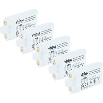vhbw 5x Battery compatible with Shure SLXD1, SLXD3, SLXD2, SLXD5 Digital Wireless System (1200 mAh, 3.7 V, Li-Ion) vhbw 5x Battery compatible with Shure SLXD1, SLXD3, SLXD2, SLXD5 Digital Wireless System (1200 mAh, 3.7 V, Li-Ion)