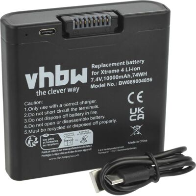 Vhbw Black 10000mAh Battery for JBL PartyBox Club 320 - Battery Vhbw Black 10000mAh Battery for JBL PartyBox Club 320 - Battery