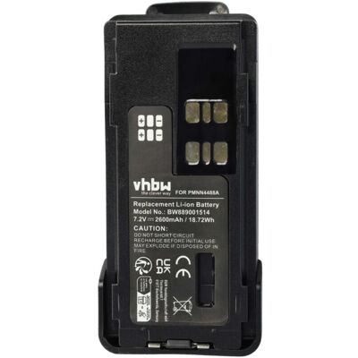 vhbw Motorola Battery - 2600mAh, 7.4V, Black - Radio Battery vhbw Motorola Battery - 2600mAh, 7.4V, Black - Radio Battery