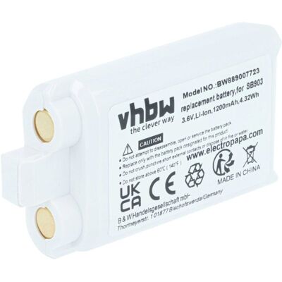 vhbw Battery compatible with Shure SLXD1, SLXD3, SLXD2, SLXD5 Digital Wireless System (1200 mAh, 3.7 V, Li-Ion) vhbw Battery compatible with Shure SLXD1, SLXD3, SLXD2, SLXD5 Digital Wireless System (1200 mAh, 3.7 V, Li-Ion)