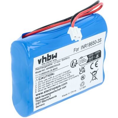 VHBW - INR18650-3S - 2600mAh - 11.1V - Battery VHBW - INR18650-3S - 2600mAh - 11.1V - Battery
