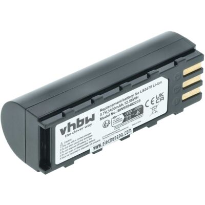 vhbw Battery for Motorola 21-62606-01 - High-Capacity Barcode Scanner Battery vhbw Battery for Motorola 21-62606-01 - High-Capacity Barcode Scanner Battery