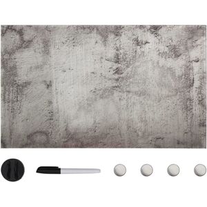 No Brand - Wall Mounted Magnetic Board Glass 100x60 cm vidaXL No Brand - Wall Mounted Magnetic Board Glass 100x60 cm vidaXL