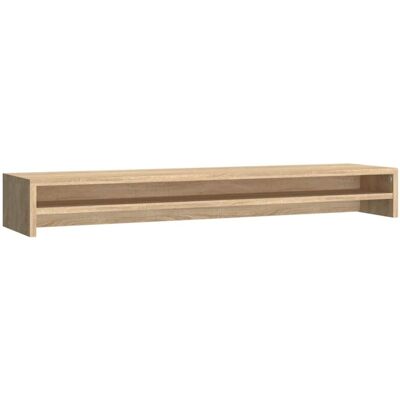 Monitor Stand Sonoma Oak 100x24x13 cm Engineered Wood Vidaxl Monitor Stand Sonoma Oak 100x24x13 cm Engineered Wood Vidaxl
