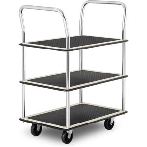 MSW Platform Trolley - up to 150 kg - 3 levels - Heavy duty trolley cart