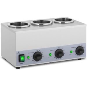 Royal Catering - Sauce warmer 3 x 1 l bottles 40 - 90 °c 550 w