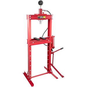 Vevor - 20 Ton Hydraulic Press H-Frame Heavy Duty With Pedal Pump,Shop Floor Press with Pedal Pump & Manometer,Bottle Jack Pressing Plates Bearing