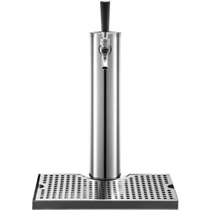 VEVOR Beer Tower, Single Faucet Kegerator Tower, Stainless Steel Draft Beer Tower with 12