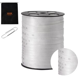 VEVOR Mophorn Polyester Pull Tape, 3/4' x 265' Mule Tape Flat Rope, 2500 lbf Tensile Capacity, Printed Webbing Cable Pulling Tape for Packaging, Gardening, VEVOR Mophorn Polyester Pull Tape, 3/4' x 265' Mule Tape Flat Rope, 2500 lbf Tensile Capacity, Printed Webbing Cable Pulling Tape for Packaging, Gardening,