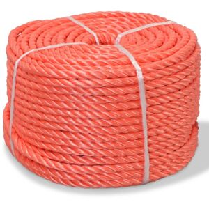 vidaXL 12 mm Orange Twisted Rope - Rope vidaXL 12 mm Orange Twisted Rope - Rope
