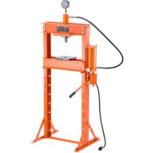 Vevor - Hydraulic Shop Press, 20 t H-Frame Pneumatic Shop Press with Press Plate, Stable Garage Floor Adjustable Hydraulic Press with Triangular Vevor - Hydraulic Shop Press, 20 t H-Frame Pneumatic Shop Press with Press Plate, Stable Garage Floor Adjustable Hydraulic Press with Triangular