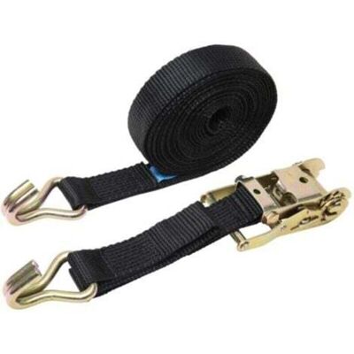 Truck rope tensioner, double hook polyester tie-down belt, thickened ratchet tensioner, 5 cm x 6 meters Truck rope tensioner, double hook polyester tie-down belt, thickened ratchet tensioner, 5 cm x 6 meters
