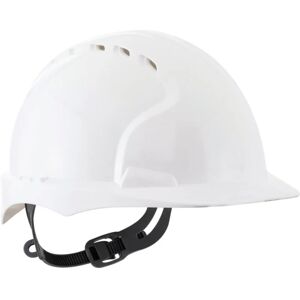 JSP EVO3 Vented White Safety Helmet - White