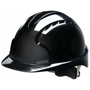 JSP - AJF160-001-100 EVO3 Vented Black Safety Helmet - Black