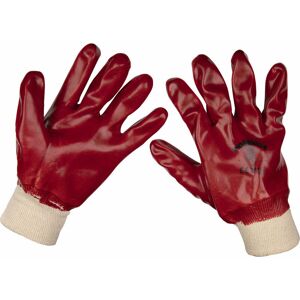 Loops - 120 pairs - large General Purpose pvc Gloves - Knitted Wrists - Waterproof