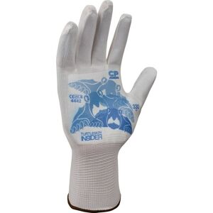 Turtleskin - Cut Resistant Gloves, White/Blue, Needle Potection, Size s - White Blue