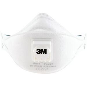 3M Disposable Respirators, FFP2, Valved, Box of 330