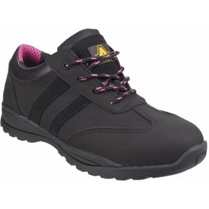 Amblers Safety - FS706 Sophie Lace Up Safety Taine Black Size 4