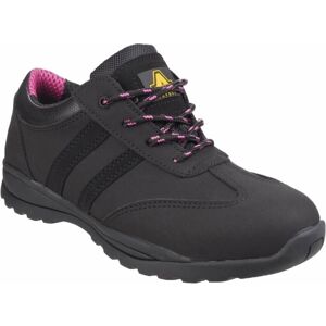 Amblers Safety - FS706 Sophie Lace Up Safety Taine Black Size 9