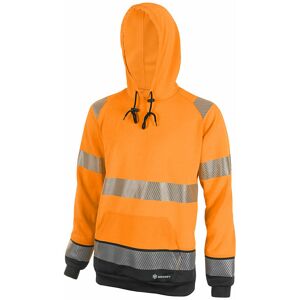 Beeswift - HIVIS TWO TONE HOODY OR/BLK SML - Orange / Black - Orange / Black