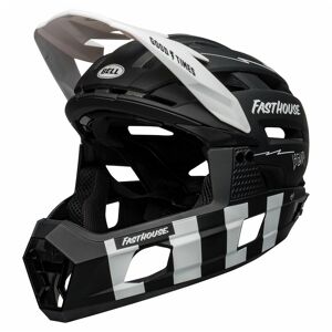 Super air r mips mtb full face helmet 2021: fasthouse matte black/white s 52-56CM behsupairr - Bell