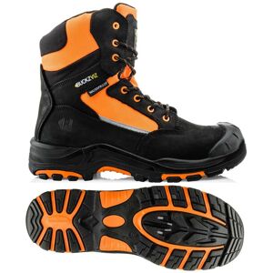 Buckler Boots - BuckzViz High Support Orange Zip Lace Safety Work Boot uk Sizes 10
